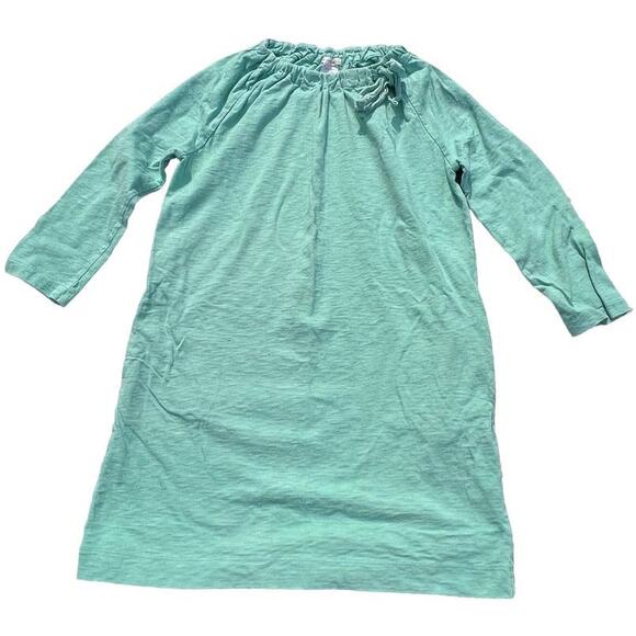 Kid's Crewcuts Long Sleeve Dress Pockets Size 10 Mint Green - Picture 1 of 6